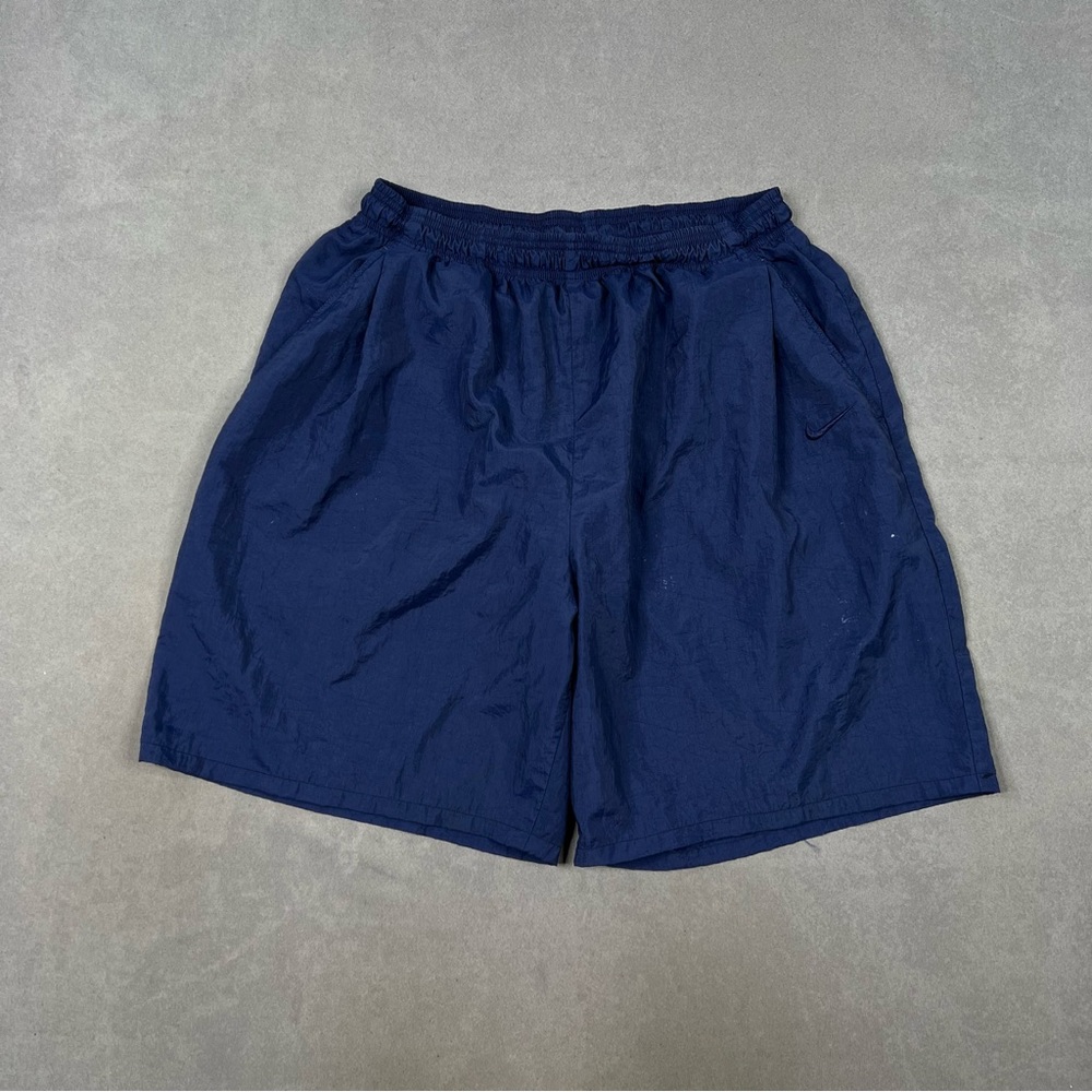 Nike Blue Athletic Shorts Lightweight Elastic Waist